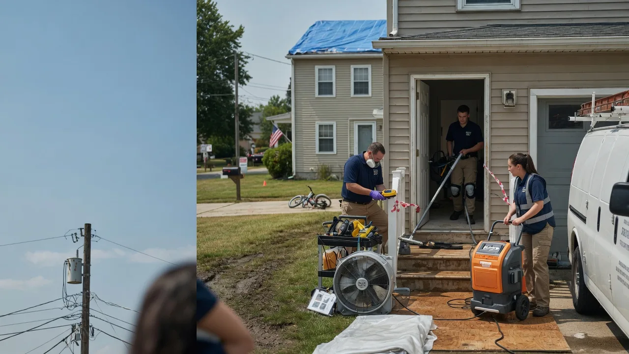 Water Damage Repair in Chambersburg, IL near me